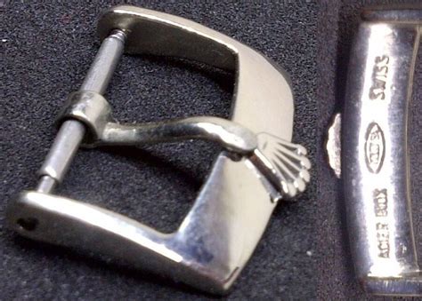 Original Vintage IWC Buckle Fibbia 18mm inner StainlessSteel